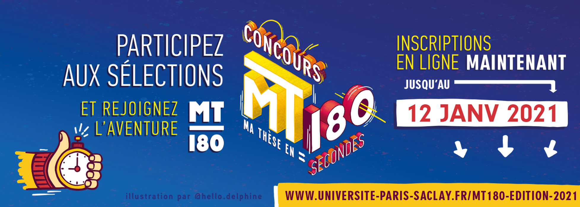 Université Paris-Saclay | Ma thèse en 180 secondes - édition 2021